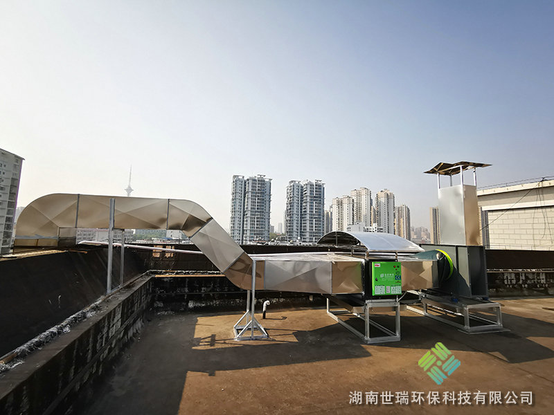 厨房抽排系统安装1