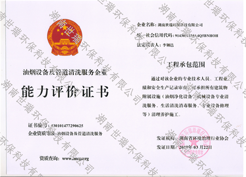 湖南世瑞环保科技有限公司,株洲治理餐饮油烟污染,厨房清理